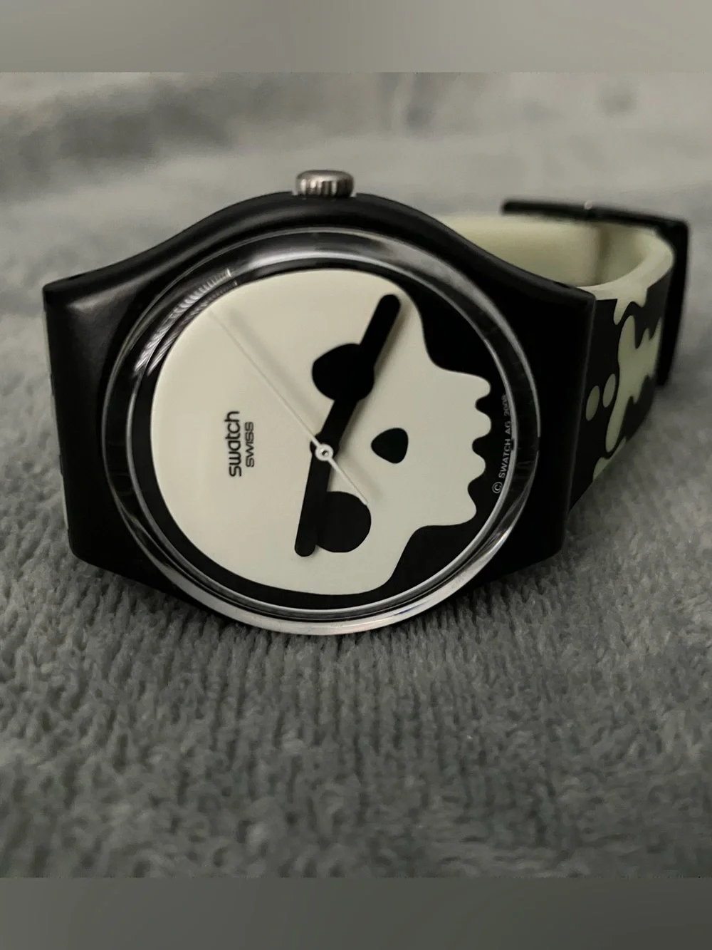 RARE Swatch Watch x Baron Samedi - James Bond 007 - Live & Let Die Villain 2008